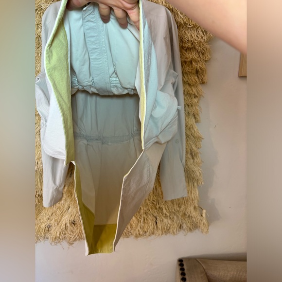 Lululemon💎NWOT💎Cinch-Waist Stretch Shirt Jacket NEW RARE STYLE💎Bone💎Large - Picture 16 of 16